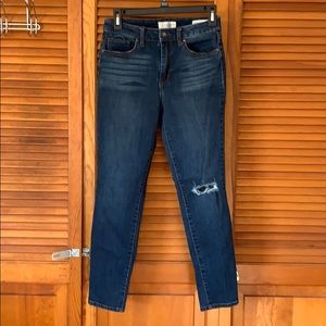 Jessica Simpson High Rise Ankle skinny jeans sz 27